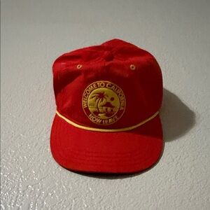 Vans Red Welcome to California Cap